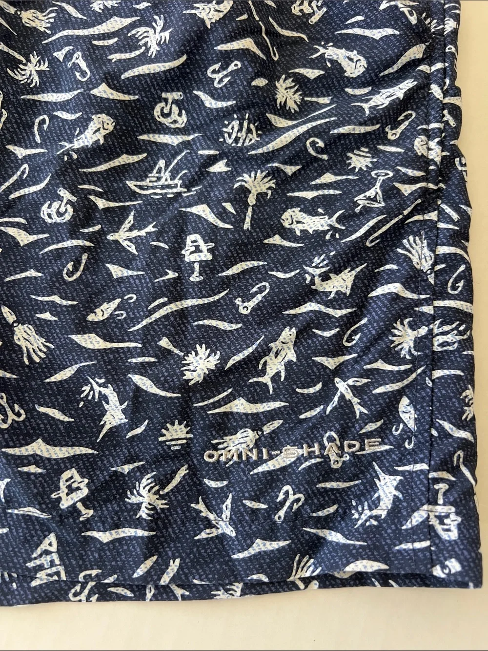 Columbia PFG Super Backcast Men's Swim Trunks Omni Shade UPF 50 Size L